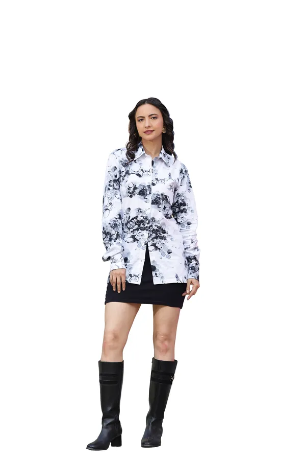 White_Cotton_Poplin_Relaxed_Fit_Abstract_Print_Shirt_For_Women