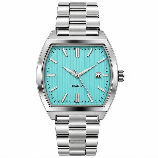 Stylish_Turquoise_Dial_Men's_Analog_Watch_|_Date_Display_-_LR180