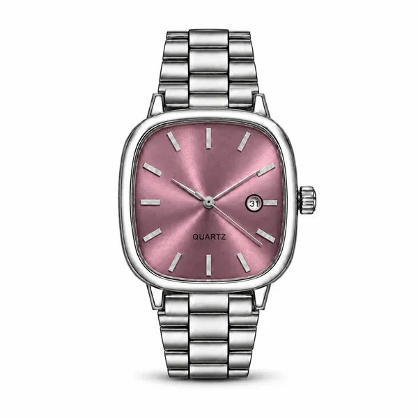 Stylish_Pink_Dial_Men's_Analog_Watch_|_Date_Display_-_LR187