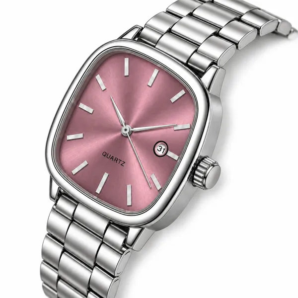 Stylish_Pink_Dial_Men's_Analog_Watch_|_Date_Display_-_LR187