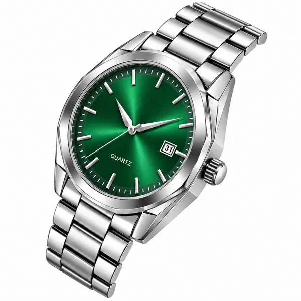 Stylish_Green_Dial_Men's_Analog_Watch_|_Date_Display_-_LR191