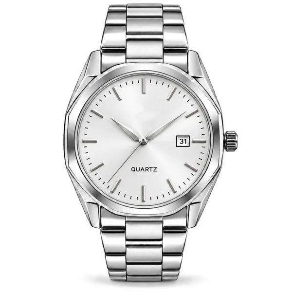 Stylish_White_Dial_Men's_Analog_Watch_|_Date_Display_-_LR192