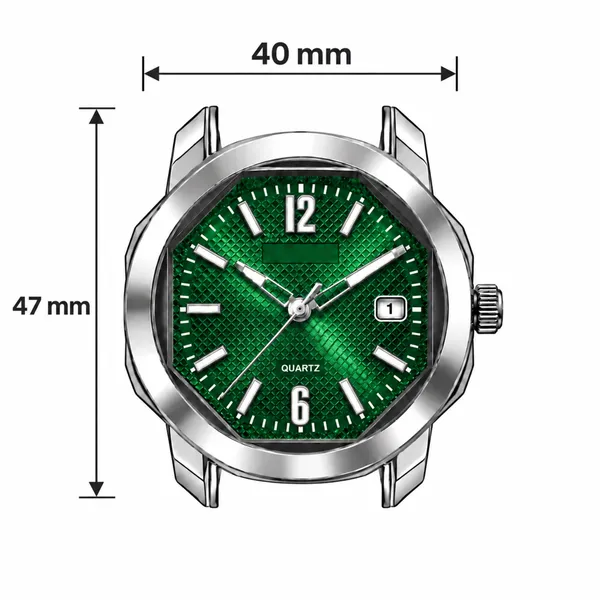 Stylish_Green_Dial_Men's_Analog_Watch_|_Date_Display_-_LR196