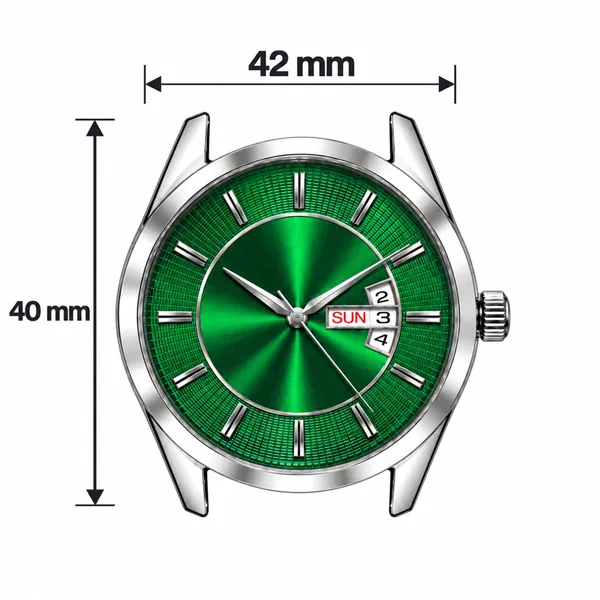 Stylish_Green_Dial_Men's_Analog_Watch_|_Day_&_Date_Display_-_LR719