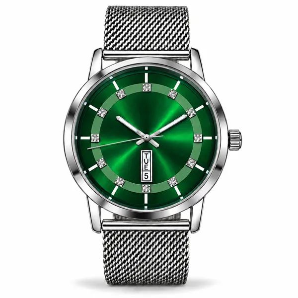 Stylish_Green_Dial_Men's_Analog_Watch_|_Date_Display_-_LR753
