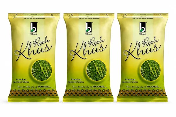 Bhojraj_Rooh_Khus_Charcoal_Free_Incense_Sticks_Pack_Of_5