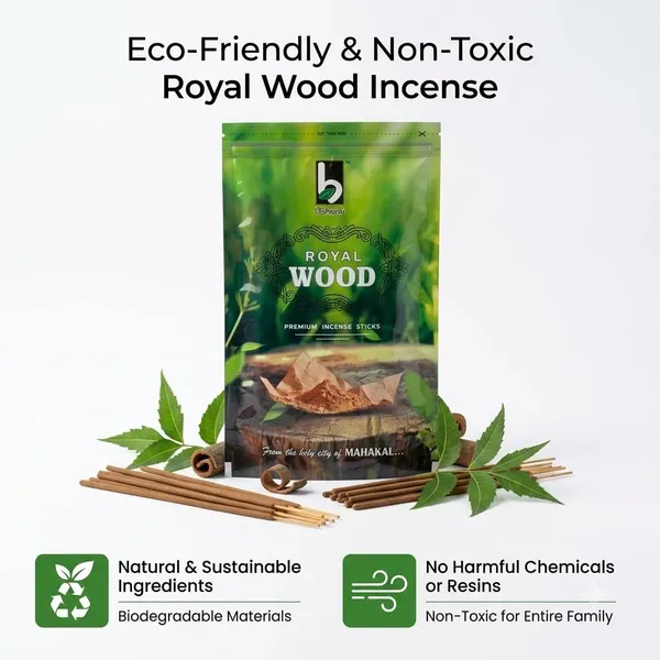 Bhojraj_Royal_Woods_Charcoal_Free_Incense_Sticks_120G_Pack_Of_5