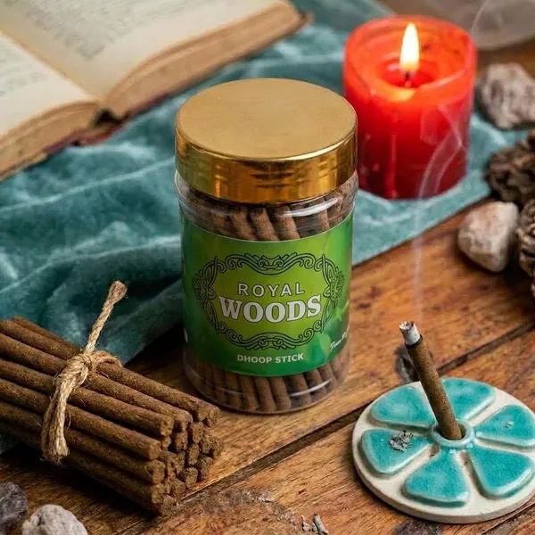 Bhojraj_Royal_Woods_Bambooless_Dhoop_Sticks_160G_Pack_Of_8