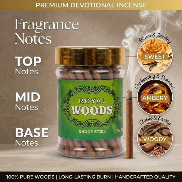 Bhojraj_Royal_Woods_Bambooless_Dhoop_Sticks_160G_Pack_Of_8