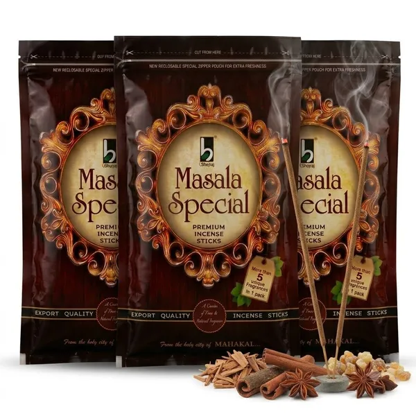 Bhojraj_Masala_Special_Assorted_Charcoal_Free_Incense_Sticks_Pack_Of_5