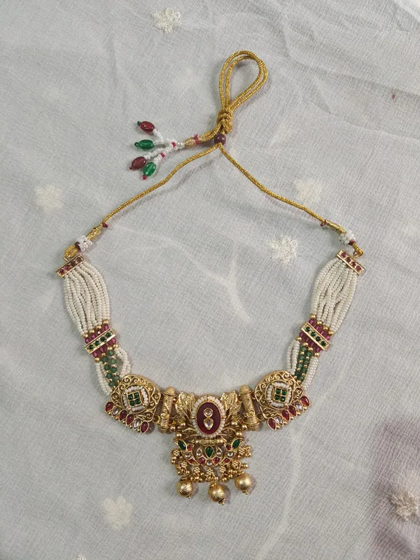 Gold_Tone_Beaded_Necklace_Set_for_Women