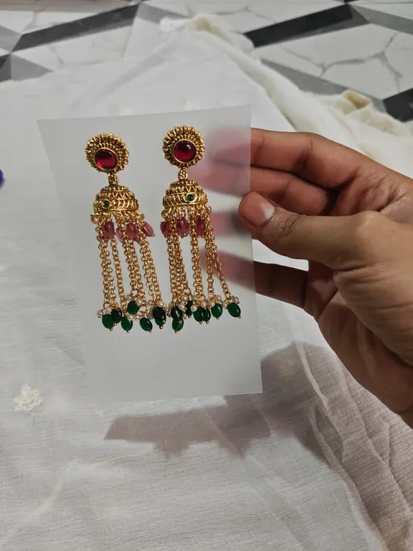 Gold_Tone_Stone_Studded_Chandelier_Earrings_for_Women