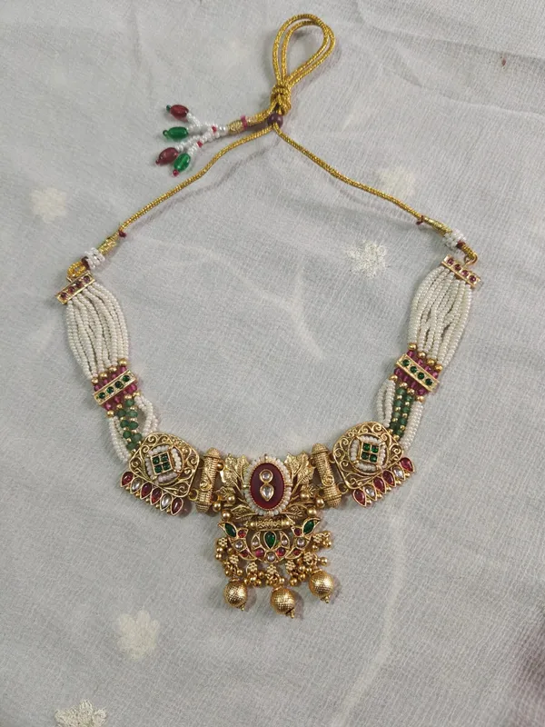 Gold_Tone_Beaded_Necklace_Set_for_Women