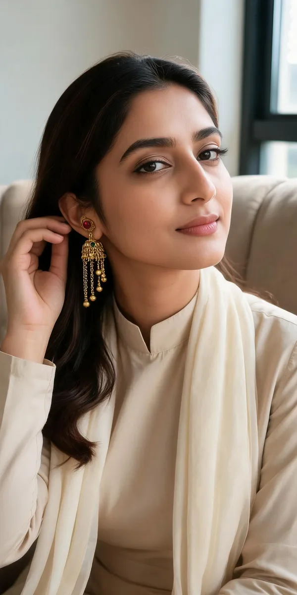 Multicolor_Spelter_Alloy_Traditional_Red_Green_Stone_Jhumka_Earrings_For_Women