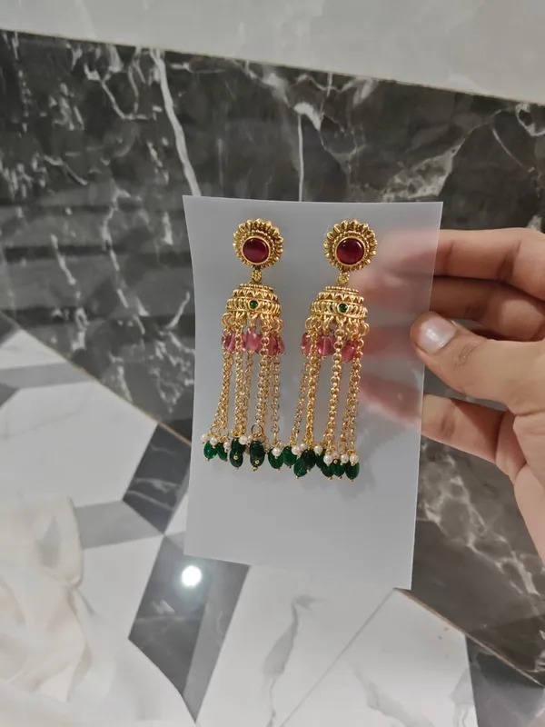 Gold_Tone_Stone_Studded_Chandelier_Earrings_for_Women