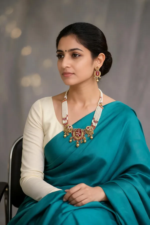 Gold_Ruby_Raani_Spelter_Alloy_Kundan_Style_Pearl_Beaded_Necklace_Set_For_Women