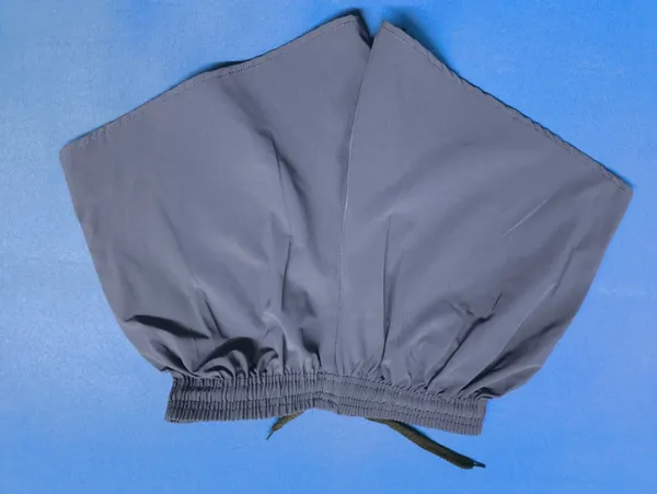Grey_Elastic_Waist_Athletic_Shorts_for_Men