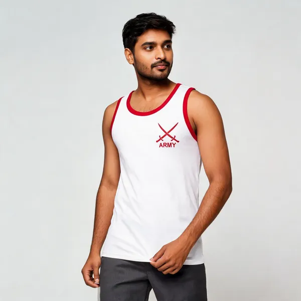 White_Sleeveless_Army_Print_Vest_Pack_Of_2_for_Men
