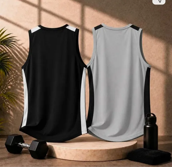Black_And_Grey_Sleeveless_Gym_Vest_Set_for_Men