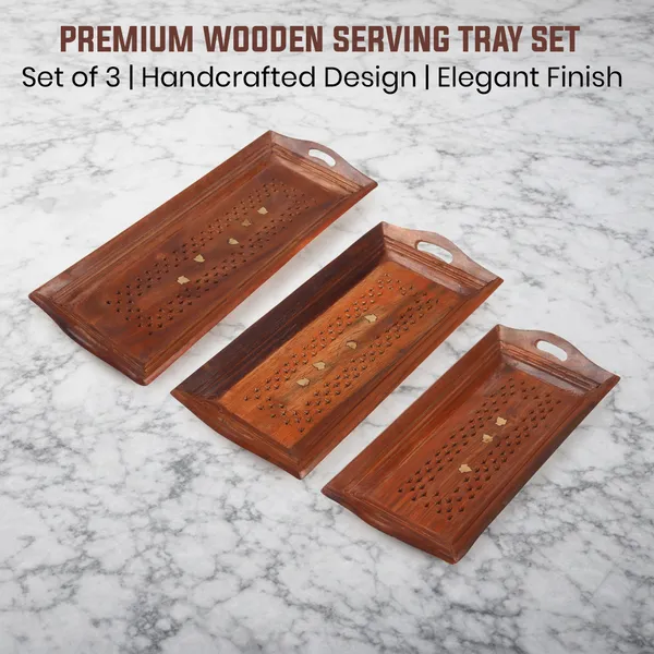 Wooden_Handcrafted_Serving_Tray_Set_Of_3
