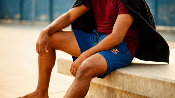 Blue_Elasticated_Sports_Shorts_for_Unisex_Pack_Of_2