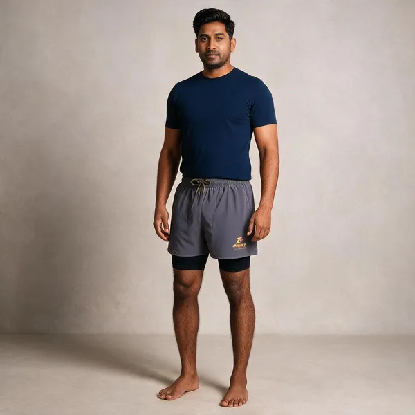 Grey_Elastic_Waist_Athletic_Shorts_for_Men_Pack_Of_2