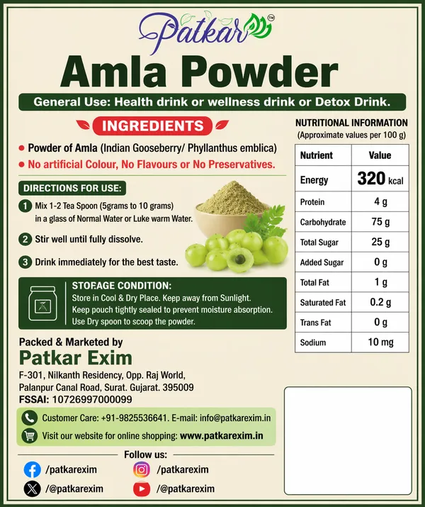Patkar_Natural_Premium_Amla_powder