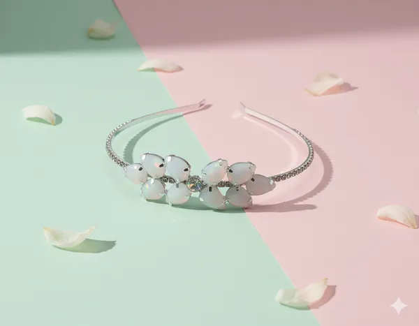 Silver_Floral_Embellished_Hair_Band_for_Women