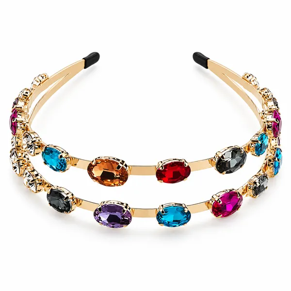 Gold-Tone_Embellished_Double_Band_Hairband_for_Women