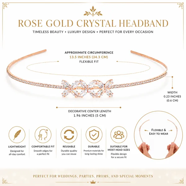 Rose_Gold_Crystal_Flexible_Headband_for_Women