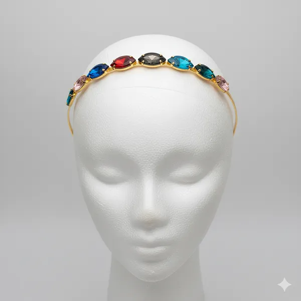 Gold_Tone_Multicolor_Embellished_Hairband_for_Women