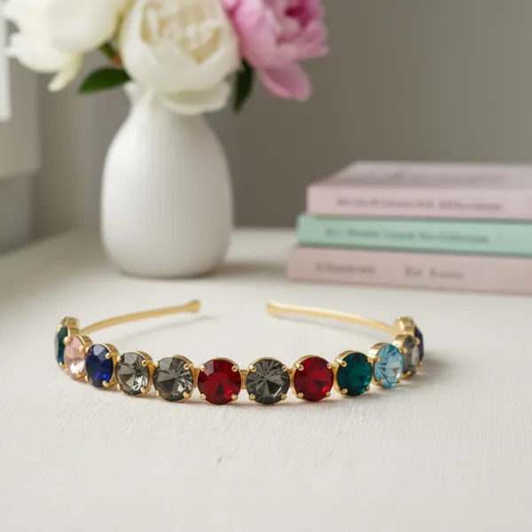 Gold_Tone_Multicolor_Embellished_Headband_for_Women