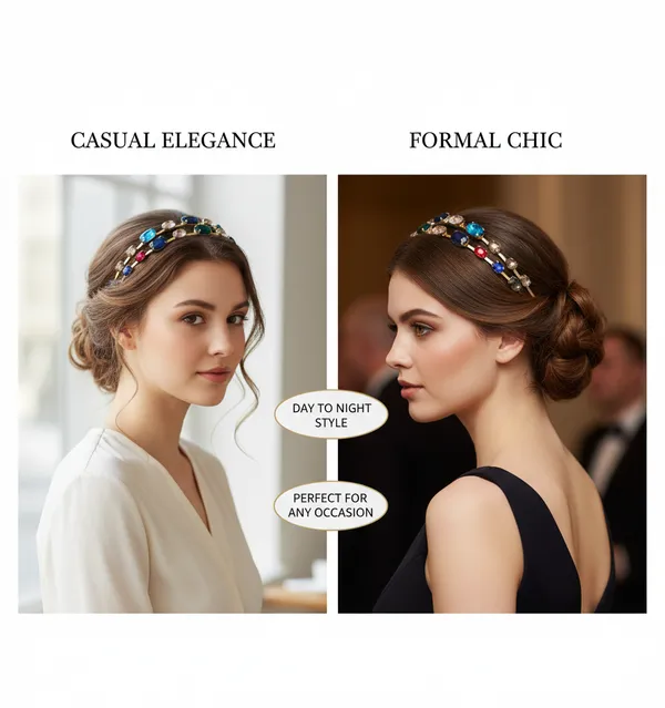 Gold-Tone_Embellished_Double_Band_Hairband_for_Women
