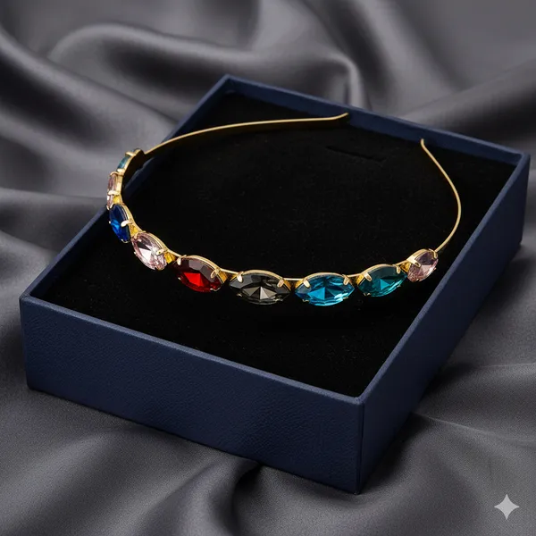 Gold_Tone_Multicolor_Embellished_Hairband_for_Women