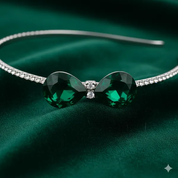 Green_Embellished_Hairband_for_Women