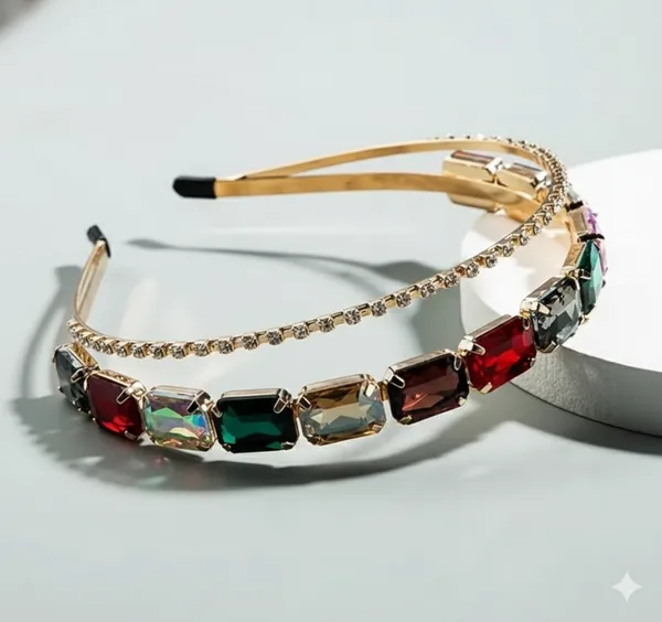Gold_Tone_Embellished_Gemstone_Headband_for_Women