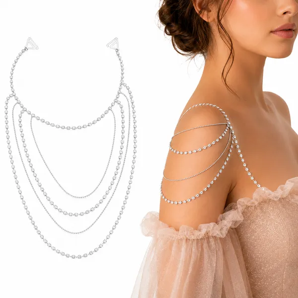 Silver_Rhinestone_Shoulder_Chain_For_Women