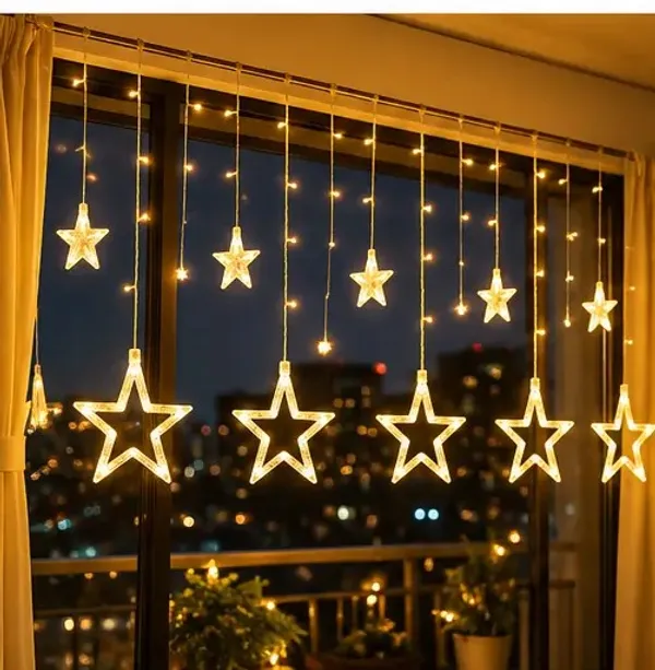Warm_White_Star_Pattern_Decorative_String_Lights