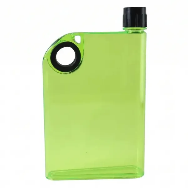 Green_Plastic_A5_Memo_Water_Bottle