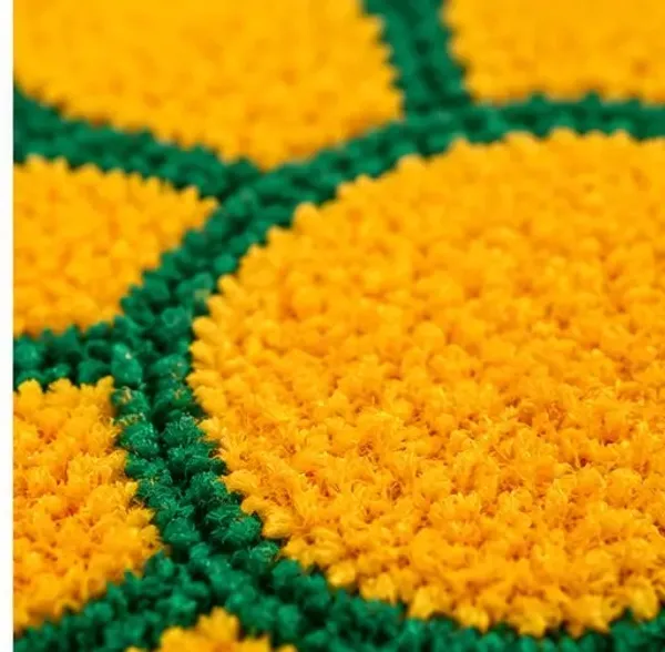 Tufted_Floral_Pattern_Green_Yellow_Doormat