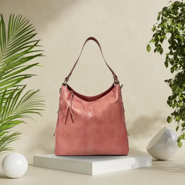 Pink_Leather_Look_Hobo_Shoulder_Bag_for_Women
