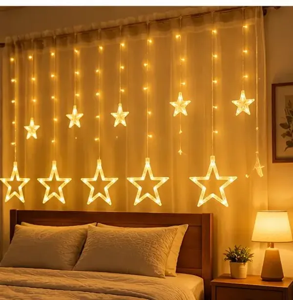 Warm_White_Star_Pattern_Decorative_String_Lights
