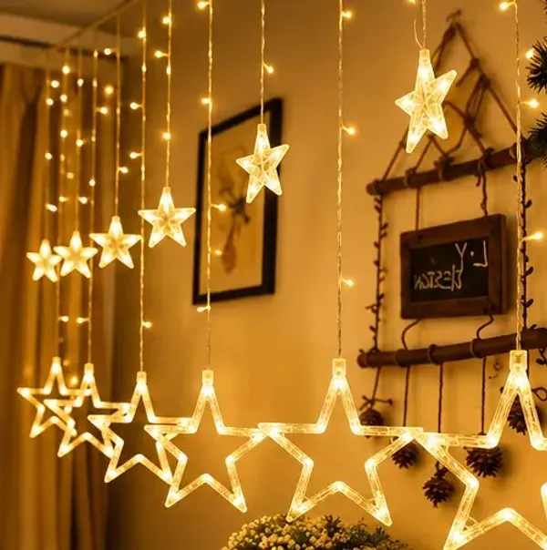 Warm_White_Star_Pattern_Decorative_String_Lights