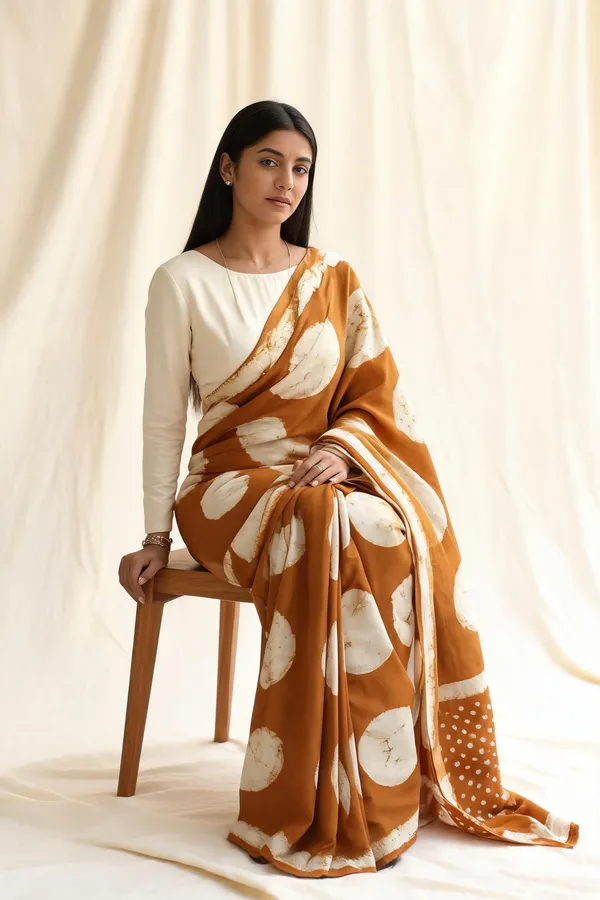 Mustard_Chanderi_Cotton_Printed_Saree_For_Women