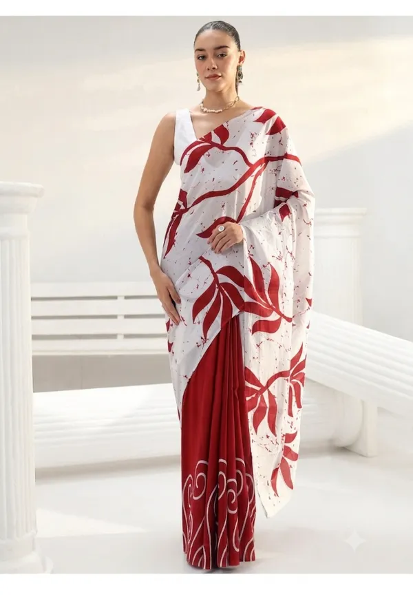 White_Printed_Saree_for_Women