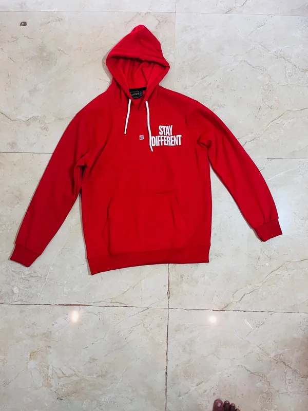 Red_Cotton_Relaxed_Fit_Pullover_Hoodie_For_Unisex