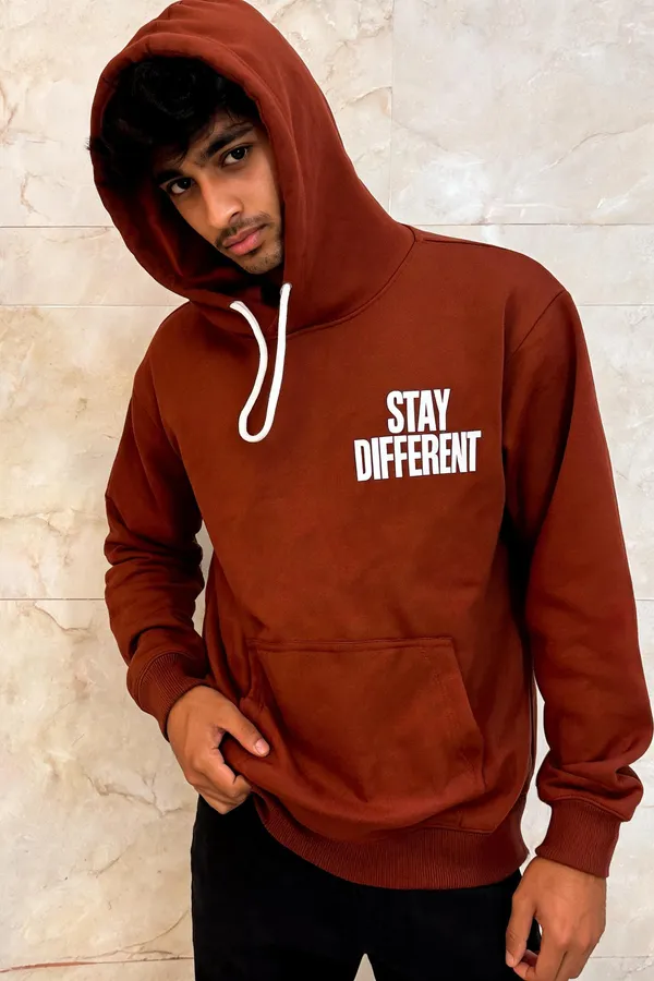Brown_Cotton_Pullover_Hooded_Sweatshirt_For_Unisex