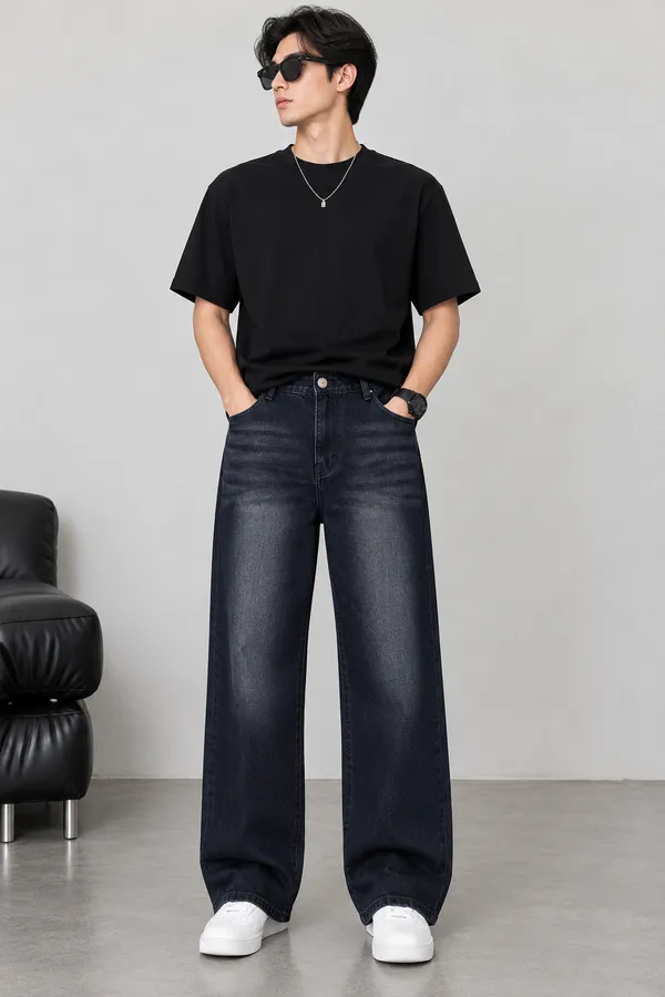 Dark_Blue_Denim_Wide_Leg_Jeans_For_Men