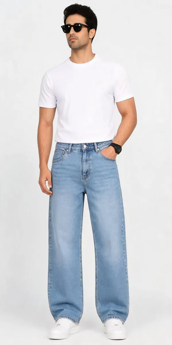 Light_Blue_Denim_Relaxed_Fit_Jeans_For_Men