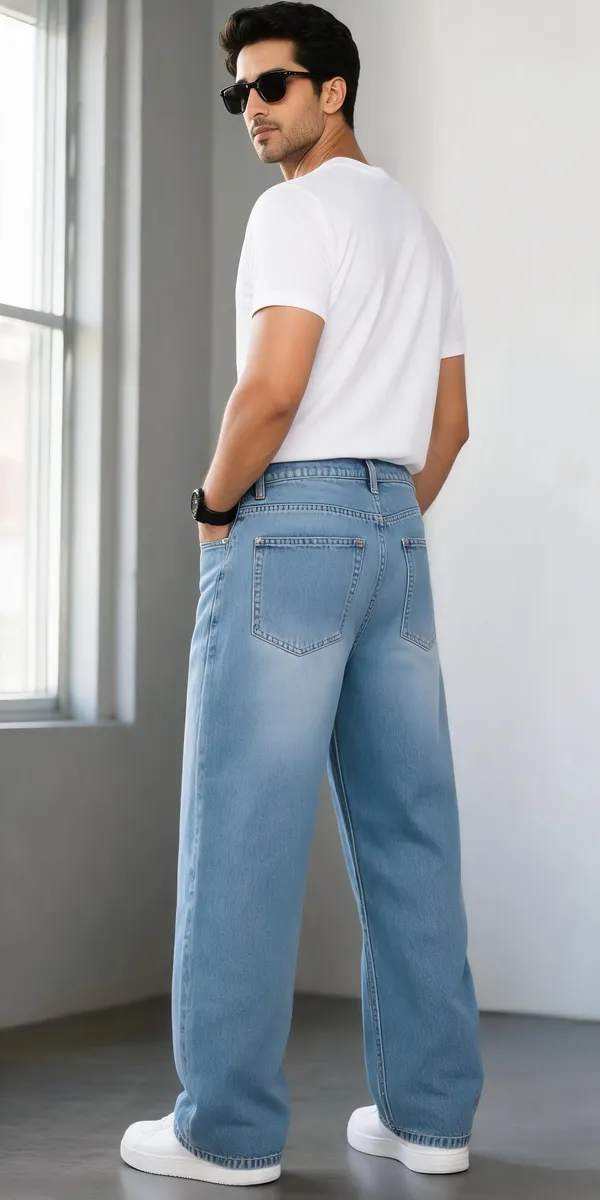 Light_Blue_Denim_Relaxed_Fit_Jeans_For_Men